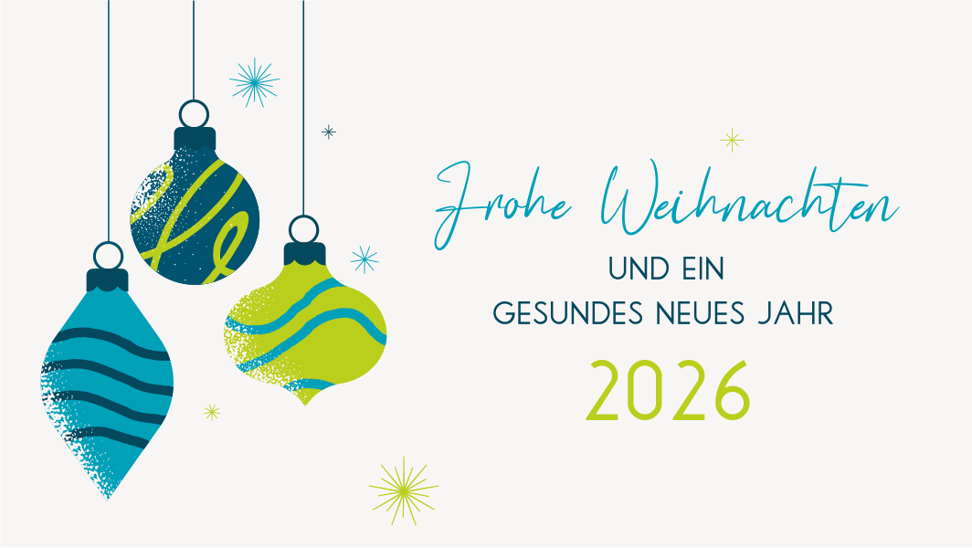 Liebe Patientinnen und Patienten, unsere Praxis ist vom 22.12.25-07.01.26 geschlossen. Für die bevorstehenden Feiertage wünschen wir Ihnen erholsame, ruhige Tage im Kreise Ihrer Liebsten, Zeit zum Abschalten und einen guten Start in ein gesundes und glückliches neues Jahr 2026! Herzliche Weihnachtsgrüße Bettina Kruisse und Ihr Team 